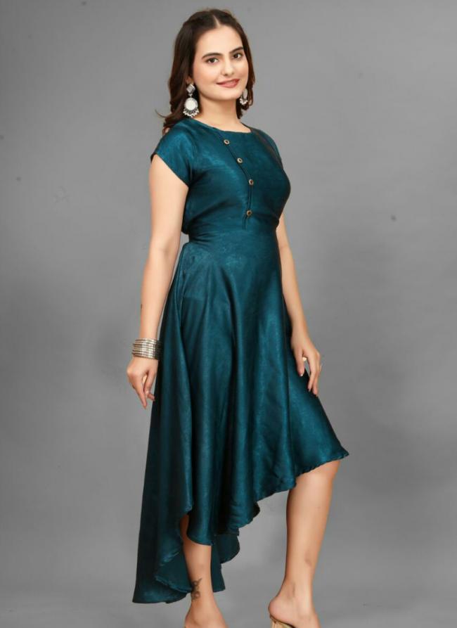 Velvet Rama Party Wear Stylish Readymade Dress